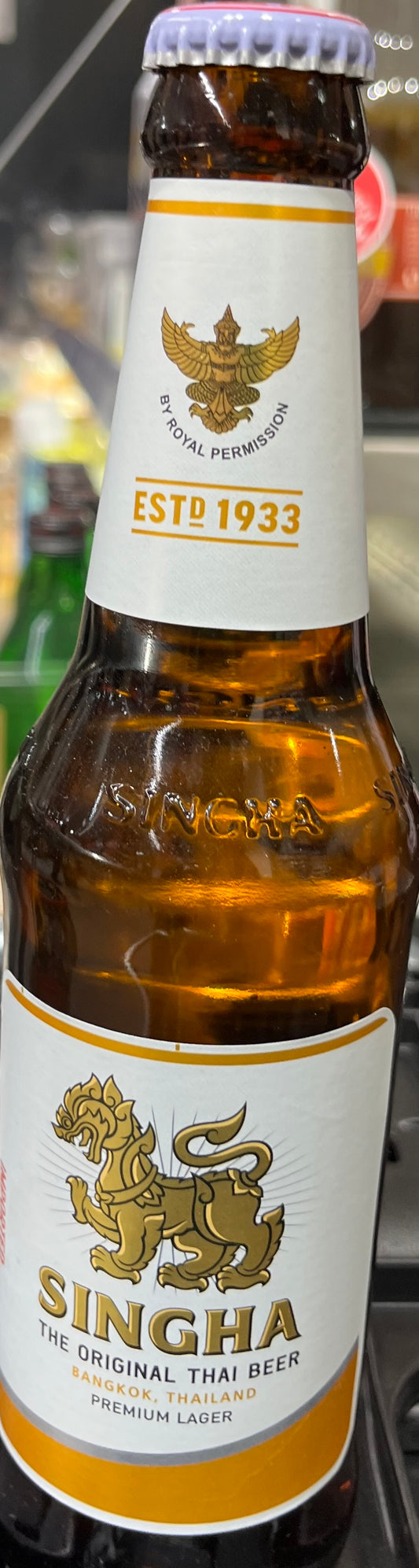 Bière Singha - Lager Thaïlandaise Premium 33cl